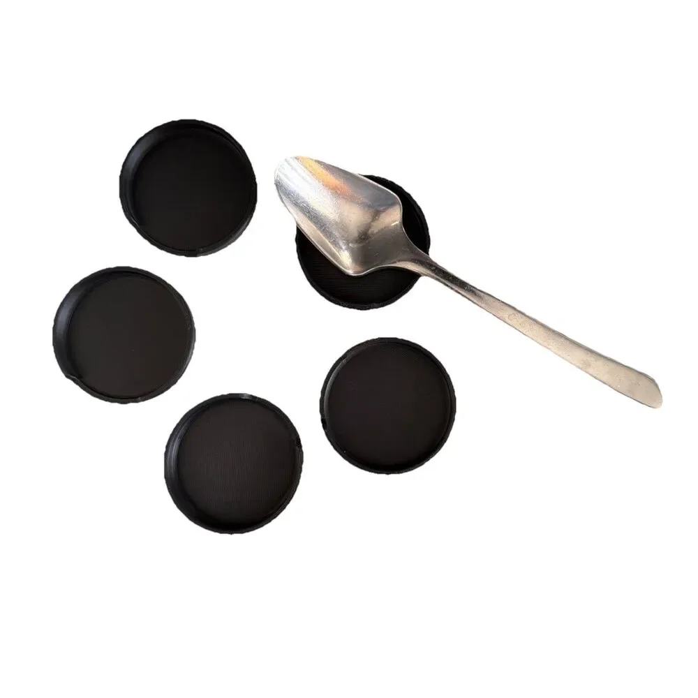 5 Spoon Trays / Kitchen Utensil Trays Cook Without Fear Of Contamination Black